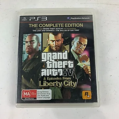 Grand Theft Auto IV The Complete Edition Sony PlayStation 3 PS3 Map Manual • $22.95