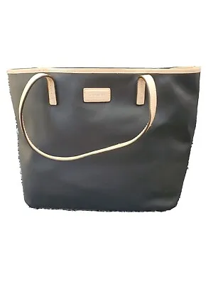 Coach Tote Metro Black Saffiano Leather Large F24341 Guc • $40