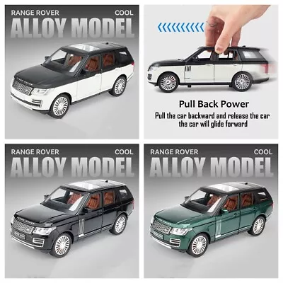 Land Rover Range Rover Die-cast Model 1:24 Scale Toy Car Collectible Sound Light • £28.74