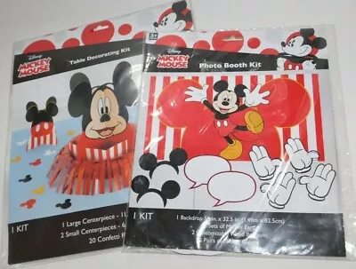 Mickey Mouse Birthday Party Table Decorations Photo Booth • $9.75