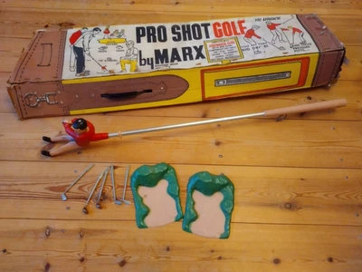£20 • Buy Pro Shot Golf By Marx Toys 1960s Vintage Golfing Game
