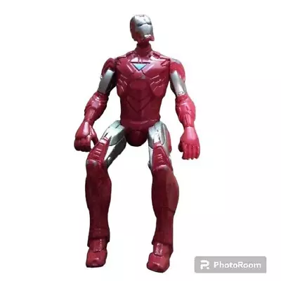 Iron Man Avengers Silver Face  4  Marvel Action Figure Bent Knees • $5.99