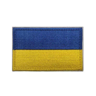 Ukraine Flag  Hook&Loop Patch ARMY MILITARY Tactical Badge Ukrainian Flag 1 • $6.99