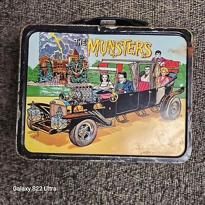 Vintage THE MUNSTERS Metal Lunchbox 1965 KAYRO  Lunch Box • $300.01