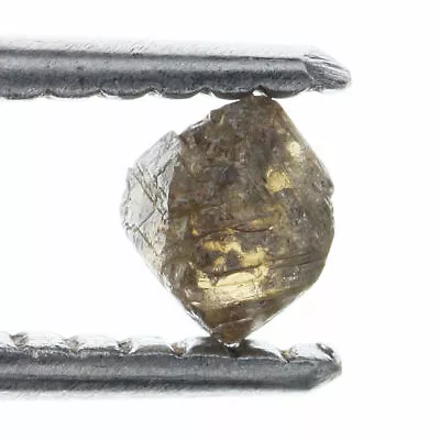Octahedron Natural Loose 3.14X3.08X2.47MM Dark Brown 0.39 Carat  Rough Diamond • $32