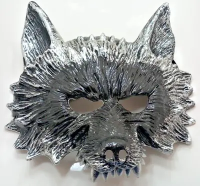 £7.99 • Buy Halloween Wolf Werewolf Half Face Mask  Costume Cosplay Masquerade Halloween