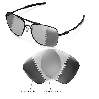 Walleva Polarized Transition/Photochromic Replacement Lenses 4 Oakley Deviation • £32.51