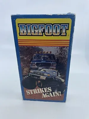 BIGFOOT STRIKES AGAIN Monster Truck VHS Tape • $7.99