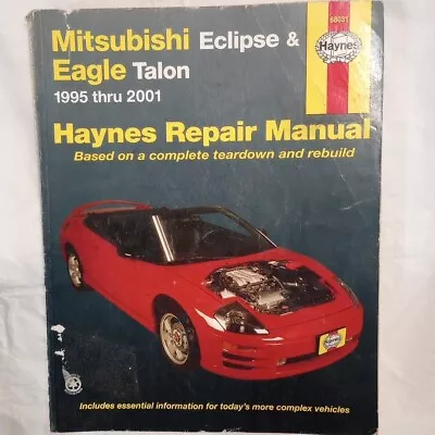 Haynes Repair Manual Book 68031 Mitsubishi Eclipse Eagle Talon 1995-2001 Step-by • $12.50