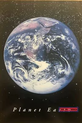 Planet Earth From Space Vintage Poster 24 X 35 • $52.45