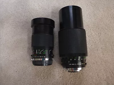 2 Vivitar Camera Lens For Olympus: 70-210mm F/3.5 28-85mm F2.8-3.8mm 67mm • $34.99