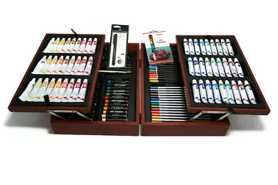 $90 • Buy Art Studio Wood Carry Case With Some Extras