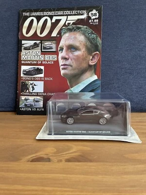 The James Bond Car Collection No: 58 Aston Martin DBS. QOS. New With Magazine • £16.50