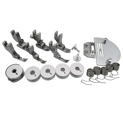 Presser Feet & Bobbin & Bobbin Case Set For Juki DDL 127 227 500 501 552 553 555 • $16.99