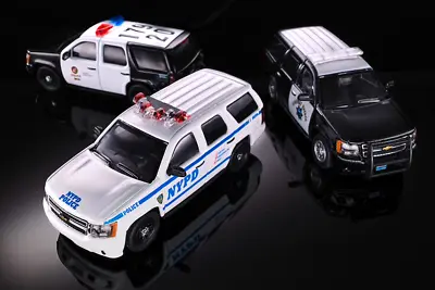 GB 1:64 596Model Tahoe Police Highway Patrol SUV Model Diecast Collect Car • $23.99