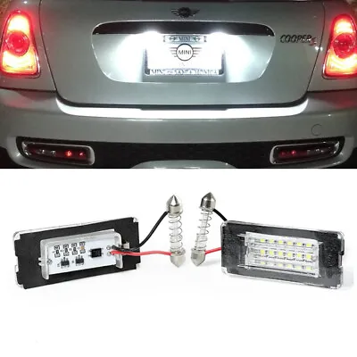 $9.99 • Buy For 2007-15 Mini Cooper R56 R57 R58 R59 LED License Number Plate Tag Lights Lamp