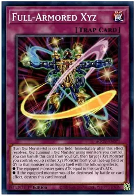 Yugioh! - Full-Armored Xyz - AGOV-EN071 - Common - 1st Ed - NM/M -NEW • $0.99