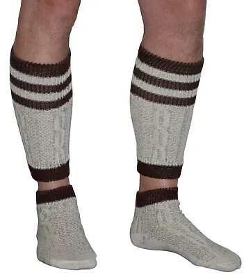 M L XL 2XL WOOL Men Boys Lederhosen Long SOCKS Winter German Oktoberfest Hunting • $36.50