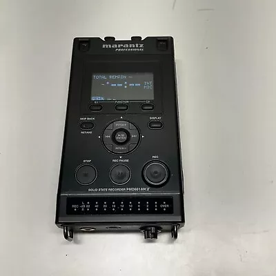 MARANTZ PMD661 MKII PROFESSIONAL PORTABLE SOLID STATE RECORDER Tested • $127.46