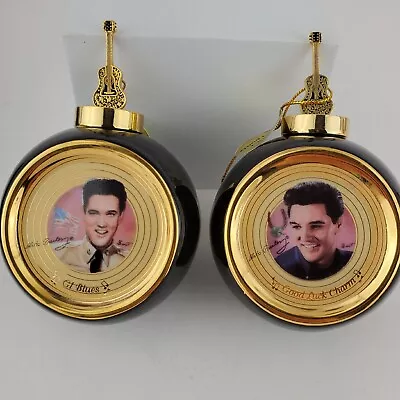 Elvis Presley Bradford Editions 1999 Ornament GI Blues Good Luck Charm COA • $23.03