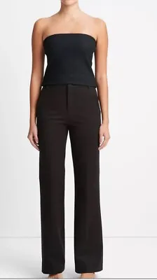 Vince Stretch-Cotton Boot-Cut Trouser Black Women’s New Size 4 • $79.95