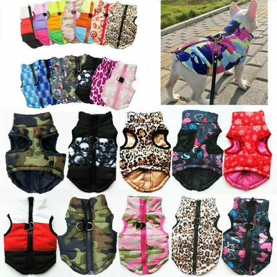 £8.63 • Buy Small Pet Dog Chihuahua Zip Coat Jacket Puppy Vest Winter Warm Clothes Costume