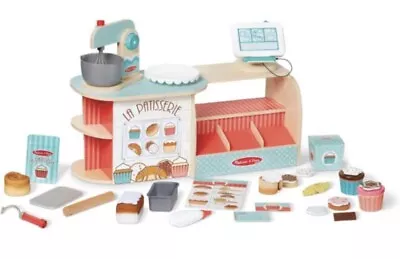 Melissa & Doug Wooden La Patisserie Bakery Role Play Wooden Toy Set For Kids • £63