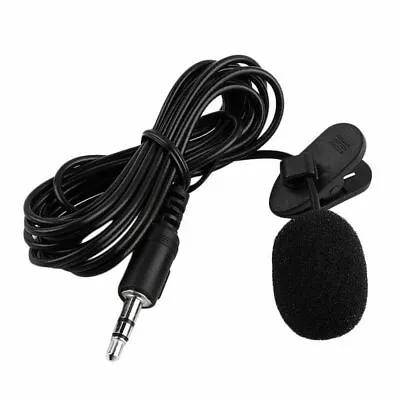 3.5mm Handfree Mini Wired Clip-on Lapel Lavalier Microphone For Laptop Speaker • £5.95