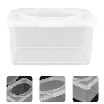  2 Pcs Refillable Wipes Container Tissue Storage Case Baby Box Napkin • £11.59