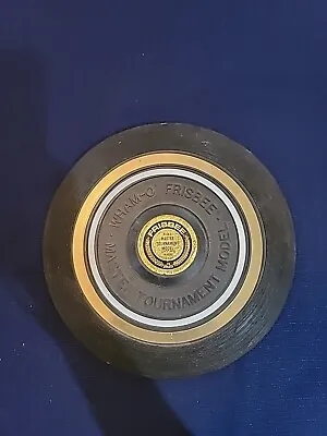 Wham-0 Frisbee Vintage Master Tournament Model Serial # Black Gold 1967 USA • $59