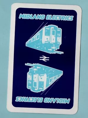 Railway Playing  Card 1 No  Single - MIDLAND ELECTRICS • £2.25