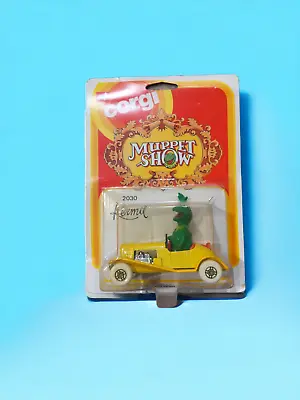 CORGI D2030 KERMIT'S CAR EXCELLENT ON CARD Muppet Show Toy NEW 1979 Die-cast Car • $37.99