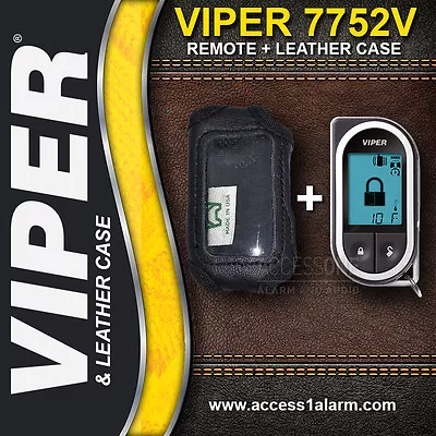 Viper 7752V 2-Way LCD Remote Control And Leather Case Combo For The 4702V / 5501 • $179.99