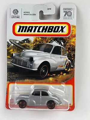 Matchbox #5 Morris Minor Saloon SILVER 70 YEARS SPECIAL 2023 • $8.99