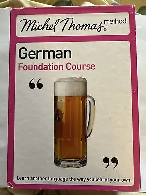 Michel Thomas Method German Foundation Course By Thomas Michel 8 CDs-Audio • £75