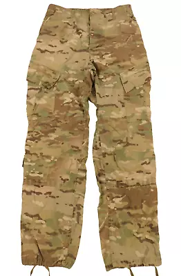 US Army  Combat Pants Small Regular FR Camo OCP W2 Multicam Knee Slots • $35.99