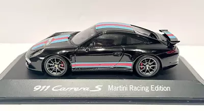 Spark Porsche 911 Carrera S Martini Racing Edition Black 1:43 Scale READ DESC. • $40