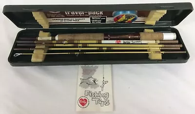 Vtg Berkley Buccaneer 5pc B5C 7ft Travel Pack Fishing Rod W/ Case & User Manual • $54