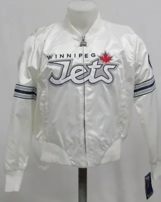 Winnipeg Jets NHL STARTER Women's White Full Zipper Jacket • $69.99