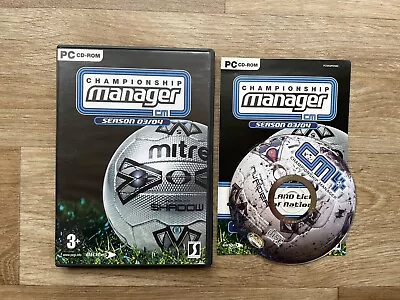 Championship Manager: Season 03-04 (PC CD) • £9.99