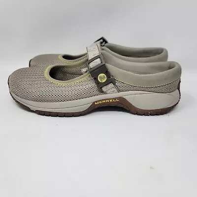 Merrell Encore MJ Mesh Mary Janes Beige Womens US Size 7 NO INSOLES • $19