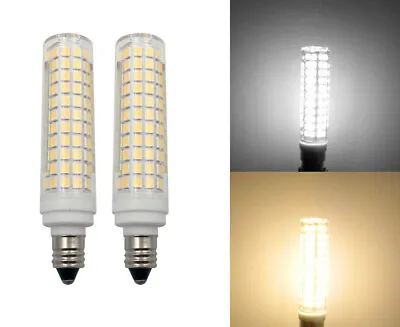 $15.18 • Buy 2pcs E11 Mini Base LED Bulb 136 Led Ceramics Ceiling Fan Light Equivalent 100W