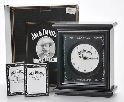 Jack Daniel's Old No 7 Clock 760482 Black 2007 With Box Rare • £120.46