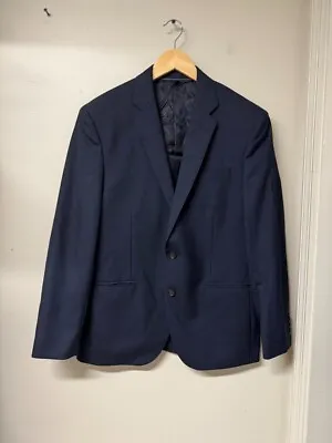 J.Crew Classic-fit Suit Jacket Center Vent Italian Wool Loro Piana 38 S Blue • $102.05