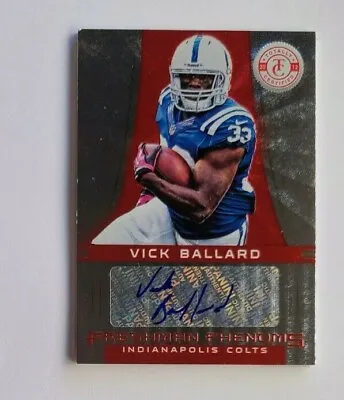 2012 Totally Certified Vick Ballard Indianapolis Colts Mississippi St. - Auto • $1.99