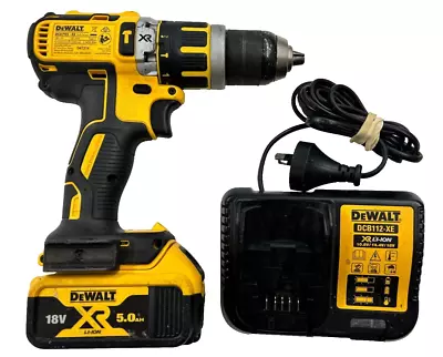 DeWalt 18v Cordless/Brushless Hammer Drill (DCD795-XE) + 5.0Ah Battery + Charger • $199