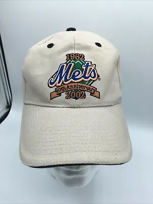 New York Mets Vintage 2002 40th Anniversary Adult Baseball Hat Cap One Size • $14.99