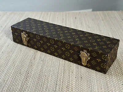 Louis Vuitton Monogram Watch Jewelry Case Hard Sided Trunk • $1875