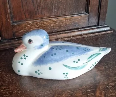 Vintage David Sharp Rye Pottery Duck Figure Nicely Hand Painted Signed CP • £19.99