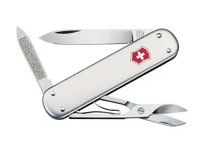 Victorinox - Swiss Army Knife Money Clip Alox Smooth Grey 5 Function - 0.6540.16 • $59.65